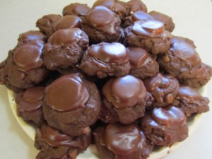 Chocolate Covered Marshmallow Cookies